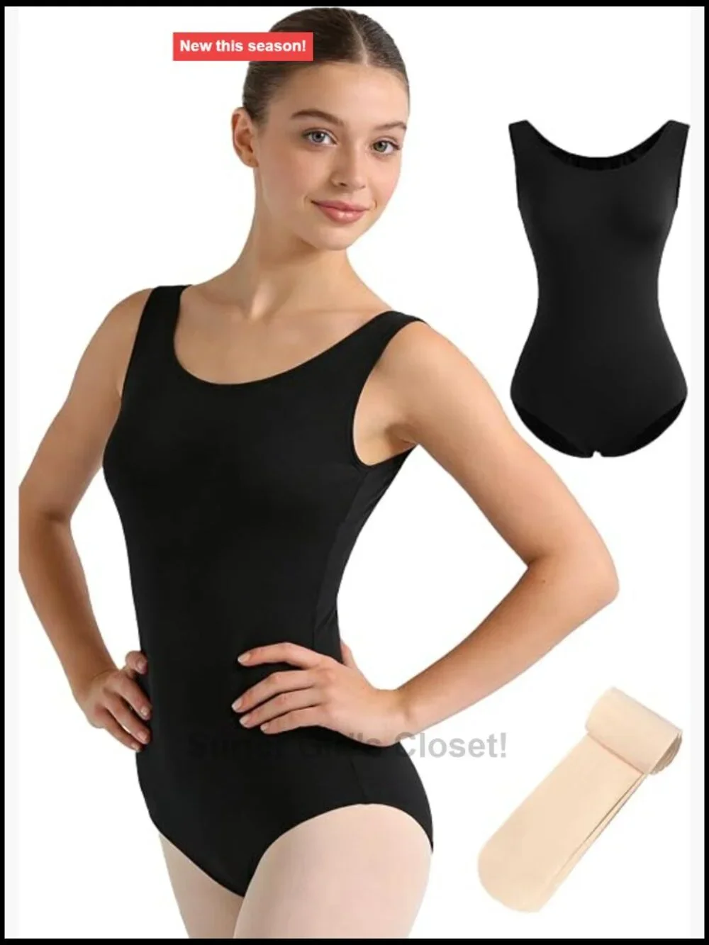Women Ballet Leotard Dance Tights Adult Teens Leo S-XXL